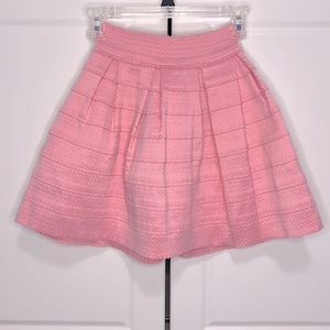 Charlotte Russe Pink Skirts Thick Textured Elastic Waste Sz S